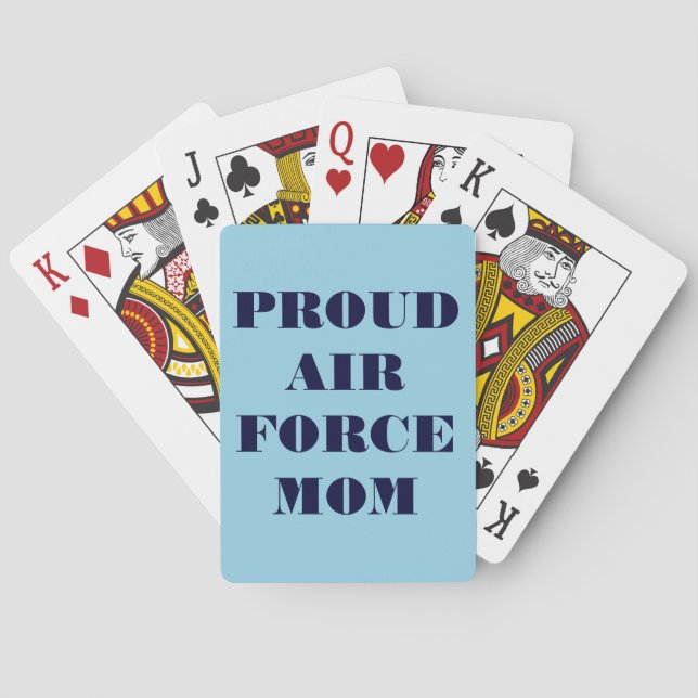 Playing Cards Proud Air Force Mum (Back)
