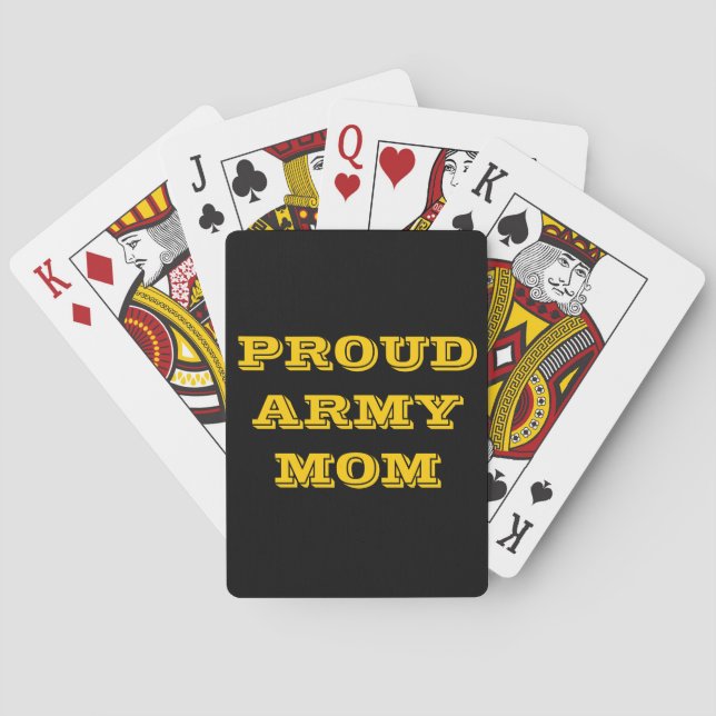 Playing Cards Proud Army Mum (Back)