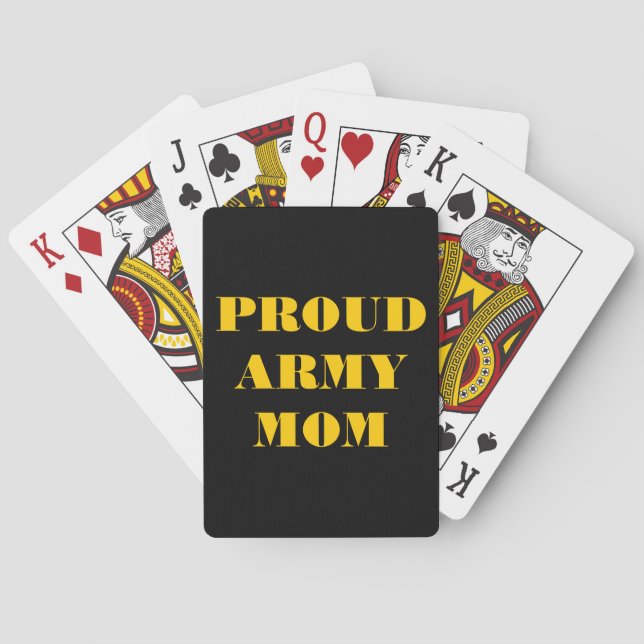 Playing Cards Proud Army Mum (Back)