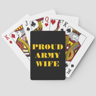 Playing Cards Proud Army Wife