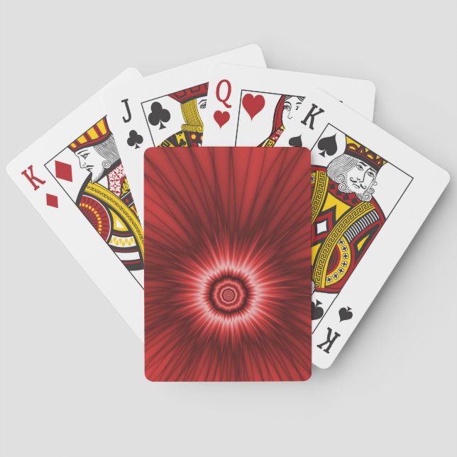 Playing Cards  Red Explosion (Back)