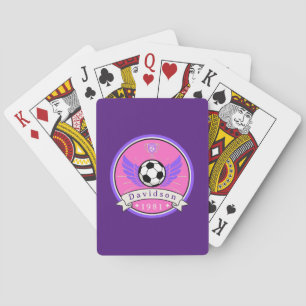Playing Cards - Soccer - Personalised - Add Name