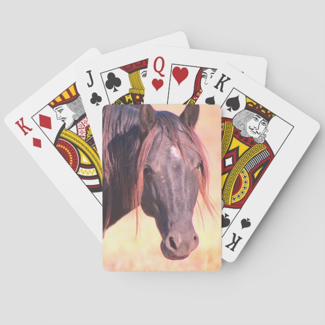 PLAYING CARDS, STANDARD INDEX, WILD HORSES OF UTAH CARDS (Back)