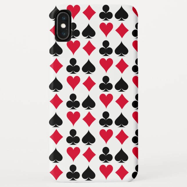 Playing cards symbols pattern Case-Mate iPhone case (Back)