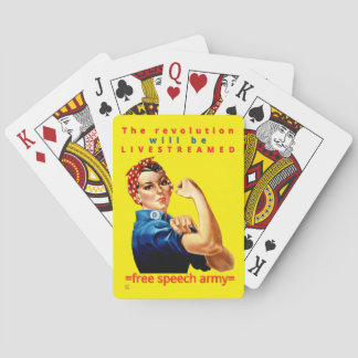 playing cards  "THE REVOLUTION..."