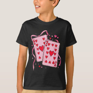 Playing Cards Valentine 6 7 67 Six Seven Valentine T-Shirt