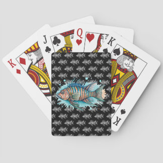 Playing Cards - Watercolor Series: Lionfish