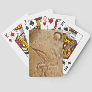 Playing Cards With Akhenaten Worshiping Aten