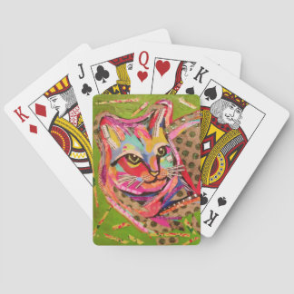 Playing Cards with Cool Cat Design