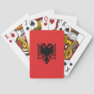 Playing Cards with Flag of Albania