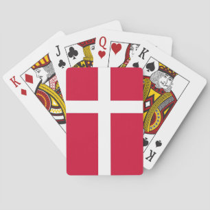Playing Cards with Flag of Denmark