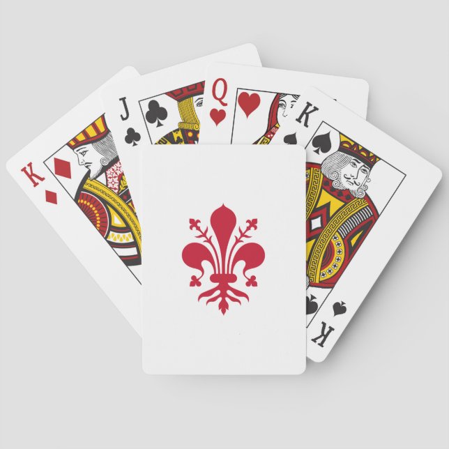 Playing Cards with flag of Florence (Back)