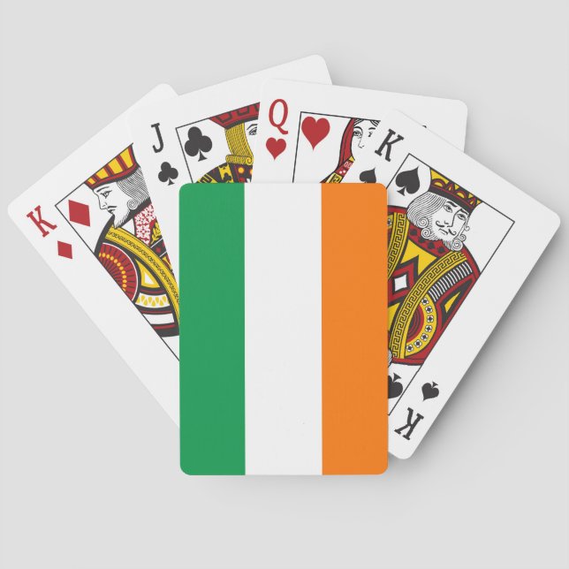 Playing Cards with flag of Ireland (Back)