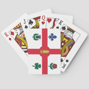 Playing Cards with flag of Montreal