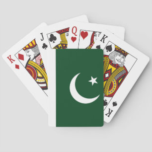 Playing Cards with flag of Pakistan