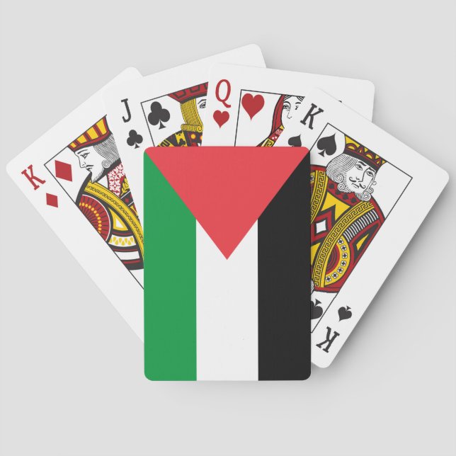 Playing Cards with flag of Palestine (Back)