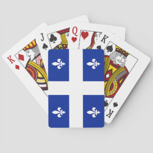 Playing Cards with flag of Quebec