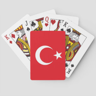 Playing Cards with Flag of Turkey
