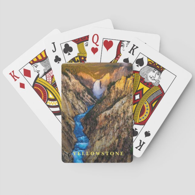Playing Cards Yellowstone Falls (Back)