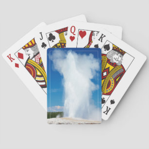Playing Cards Yellowstone Old Faithful Geyser