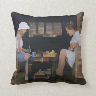Playing Chess at Goldeneye Cushion