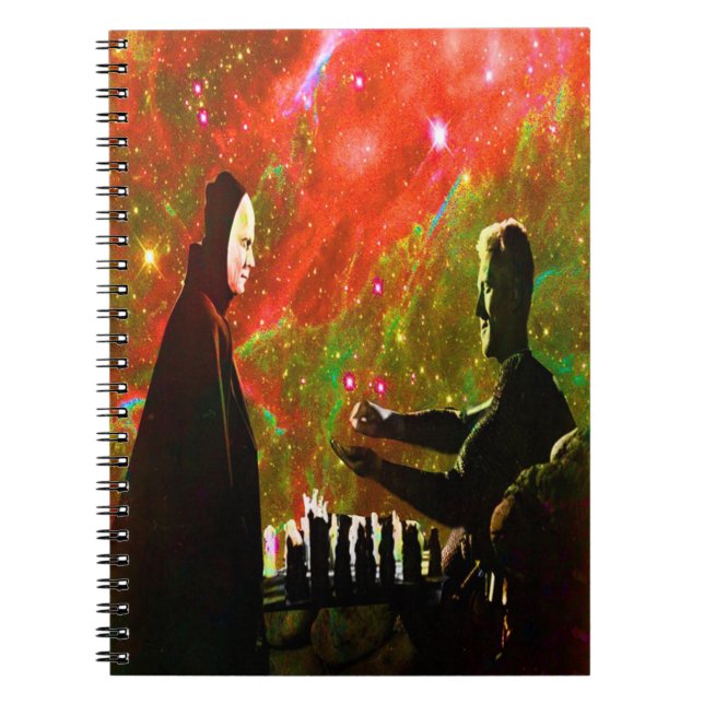 Playing Chess with Death Spiral Notebook (Front)