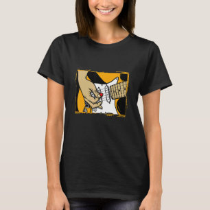 Playing Chords On Guitar Musical Design T-Shirt