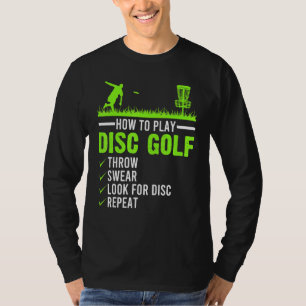 Playing Disc Golf Frisbee Disc Golfer Humour Golfi T-Shirt
