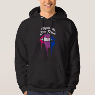 Playing for Both Teams Bisexual LGBTQ Bi Pride Gay Hoodie