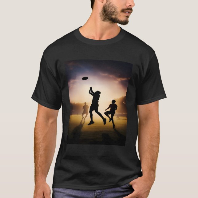 Playing Frisbee - Panfurware Llc T-Shirt (Front)