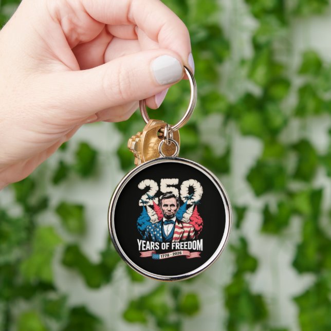  Playing Guitar 250 Years Key Ring (Hand)