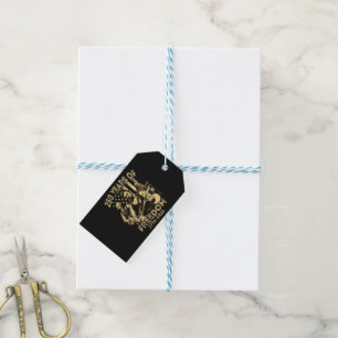 Playing Guitar 4th July 250th Anniversary Gift Tags
