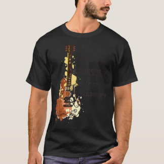 Playing Guitar Is My Therapy Guitar Musician T-Shirt