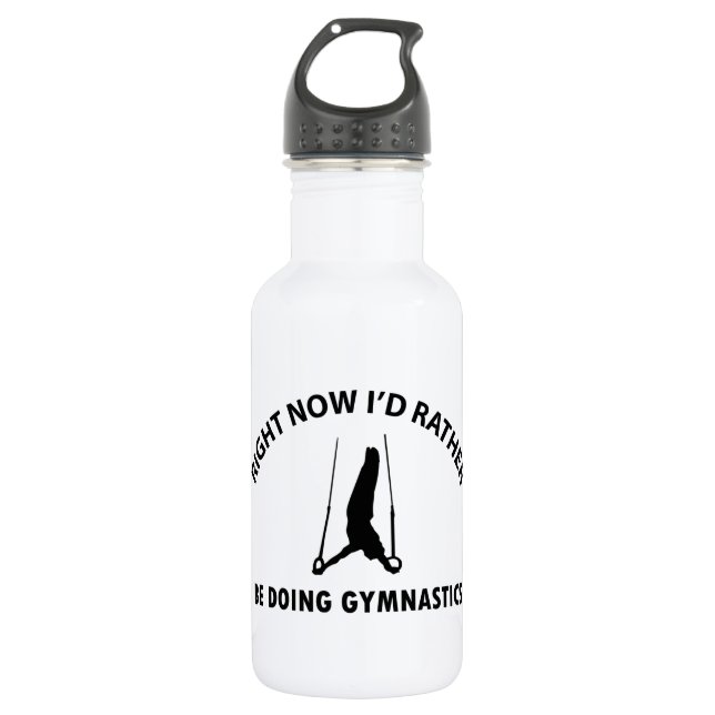 Playing  gymnastics 532 ml water bottle (Front)