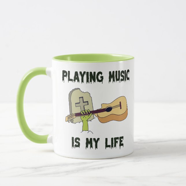 Playing Music Is My Life Mug (Left)