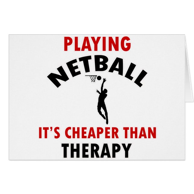 playing netball design (Front Horizontal)