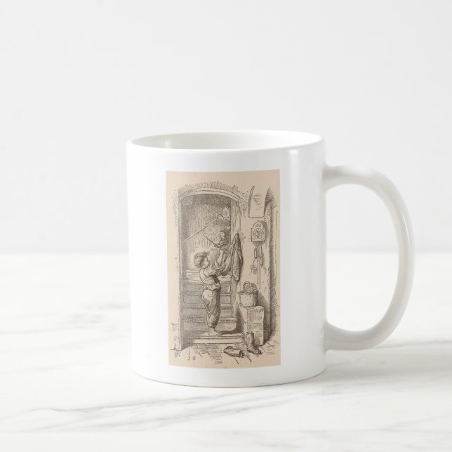 Playing on the Stairs Coffee Mug (Right)