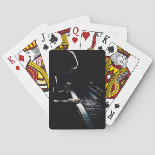 Playing Piano Cards