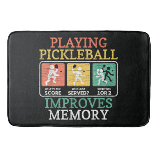 Playing Pickleball Improves Memory Bath Mat