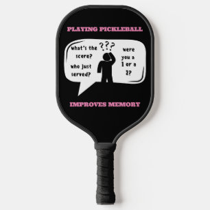 Playing Pickleball Improves Memory Funny Paddle