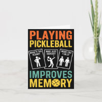 Playing pickleball improves memory funny vintage
