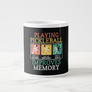 Playing Pickleball Improves Memory Large Coffee Mug