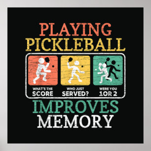 Playing Pickleball Improves Memory  Poster