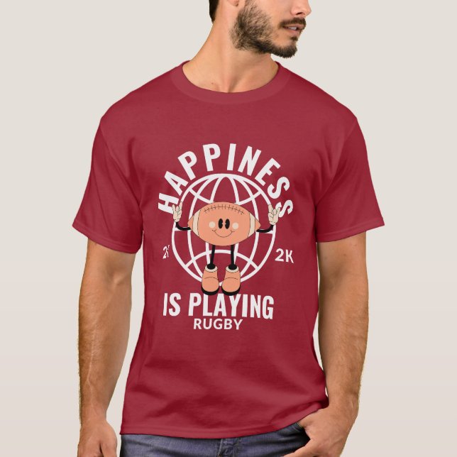 Playing Rugby T-Shirt (Front)