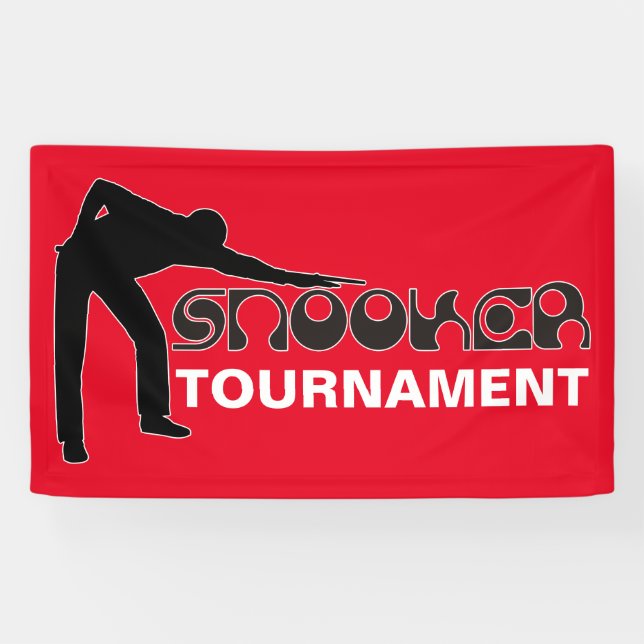 PLAYING SNOOKER modern font + your ideas Banner (Horizontal)