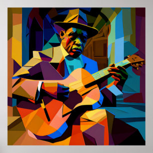 PLAYING THE BLUES POSTER