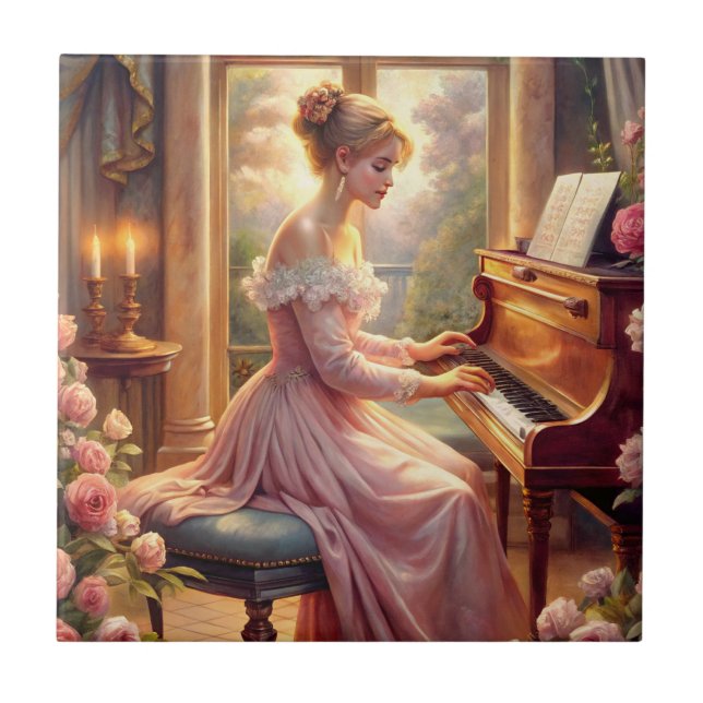 Playing The Piano Tile (Front)