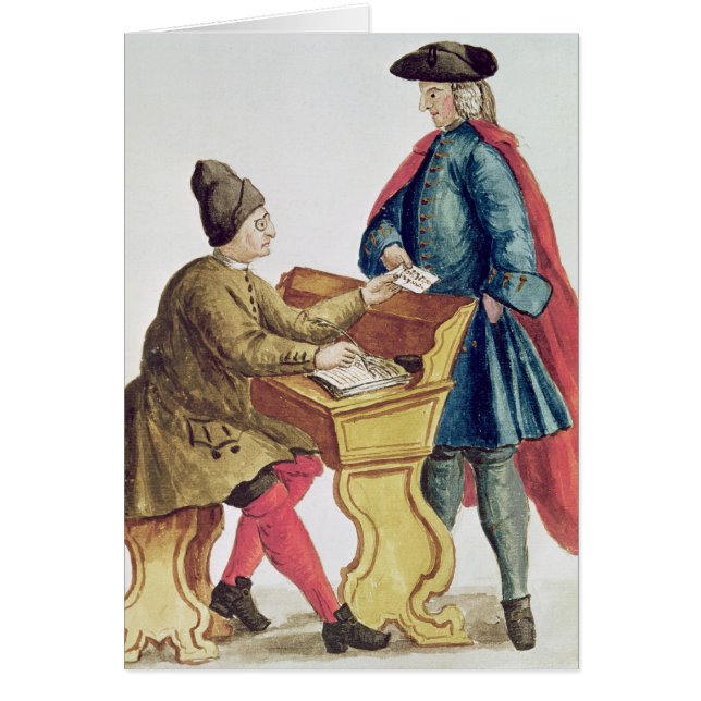 Playing the Venetian Lottery (Front)