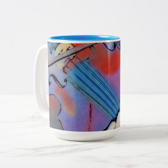 Playing The Viola Mug (Front Left)