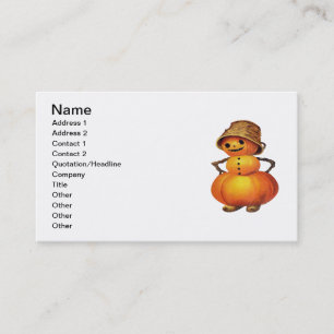 Playing Tricks (Vintage Halloween Card) Business Card